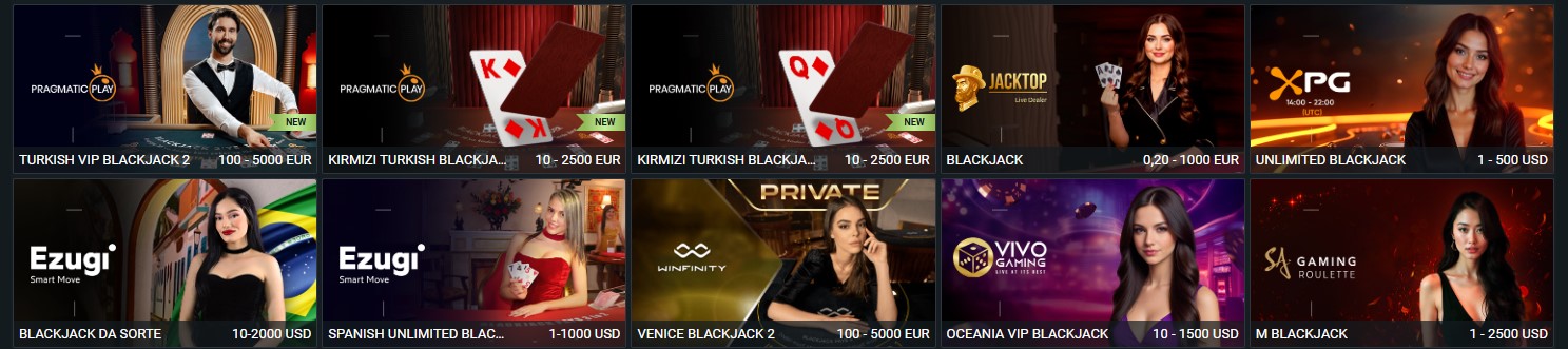 Играть в Live блекджек на деньги в онлайн казино Melbet Uz